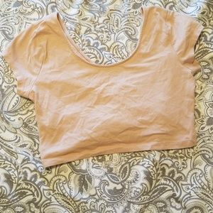Light pink crop top